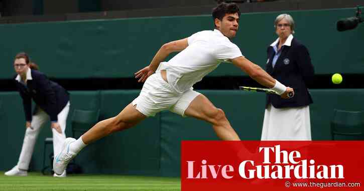 Wimbledon 2024: Alcaraz v Vukic, Muller v Medvedev, Kartal v Burel, Gauff through – live