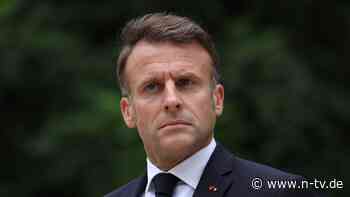 "Kommt überhaupt nicht infrage": Macron erteilt Regierung mit Mélenchon klare Absage