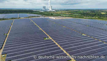 Größter Solarpark Deutschlands bei Leipzig in Betrieb genommen - Wandel von Braunkohle zu Photovoltaik