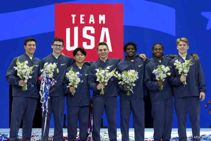 Members of 2024 Men's Olympic Gymnastics Team return to home gym in Florida