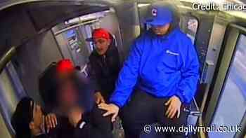 Shocking video shows gang of Venezuelan migrants attack commuter on Chicago train