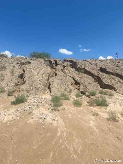 NMDOT crews monitoring road erosion after heavy weekend storms