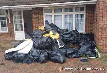 Huge pile of rubbish left after police raid suspected ‘cannabis farm’
