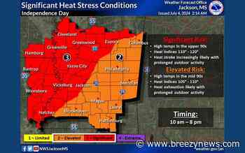 Heat Warning Expanded to Include More of Local Area