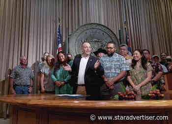 Gov. Josh Green signs Hawaii agriculture bills into law