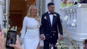 Taylor Ward and Riyad Mahrez marry for a THIRD time at House Of Gucci villa in Lake Como with Leona Lewis as their wedding singer in extravagant three day celebration