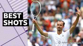 Best shots: Medvedev recovers to beat Muller