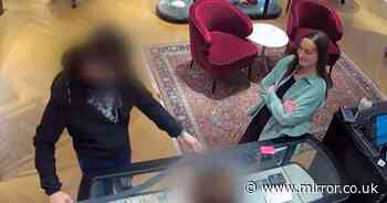 Paedophile teacher Rebecca Joynes seen smirking as she buys teen victim £345 Gucci belt