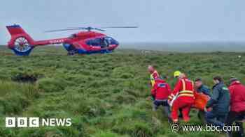 Hypothermic hikers airlifted from Dartmoor
