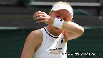 Harriet Dart cries before knocking No1 seed Katie Boulter out of Wimbledon after nail-biting tie-breaker during Battle of the Brits