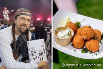 LIVE ROCK WERCHTER. Kunstenaar maakt live tekeningen van artiesten - Is het duurste eten op het terrein je geld waard?