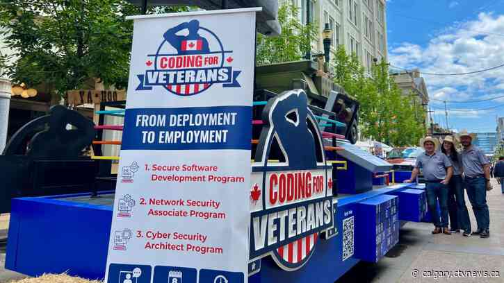 Award-winning parade float will highlight Coding for Veterans at Stampede Parade
