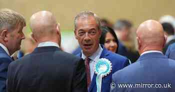 Nigel Farage wins in Clacton after seven failed bids to be MP