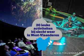 OVERZICHT. Van sterrenkijken tot Mario Kart in ’t echt: 20 tips voor activiteiten bij slecht weer in West-Vlaanderen