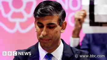 Sunak accepts responsibility for historic Tory defeat