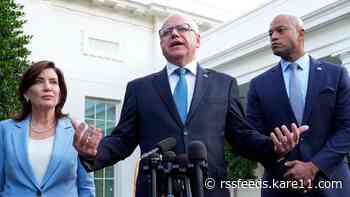 Walz continues to support President Biden after meeting with fellow Democratic governors
