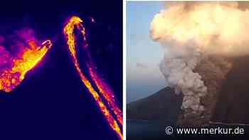 Höchste Alarmstufe auf italienischer Vulkaninsel – kilometerhohe Aschewand und Lavaströme am Stromboli