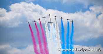 Red Arrows to soar over West Country skies this weekend