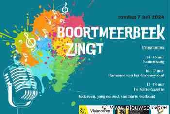 Boortmeerbeek Zingt op zondag 7 juli
