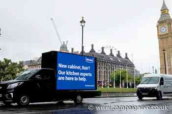 Wickes offers Keir Starmer some 'cabinet advice' in OOH stunt