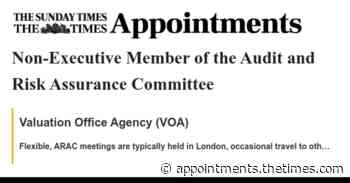 Valuation Office Agency (VOA): Non-Executive Member of the Audit and Risk Assurance Committee