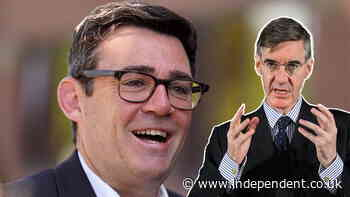 Andy Burnham revels in moment Jacob Rees-Mogg loses seat: ‘He’s been battered’