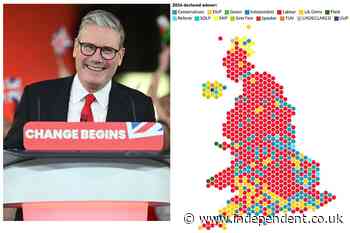 The 2024 General Election in numbers: From historic results to huge vote swings