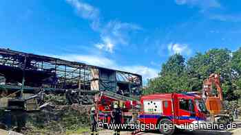 Großbrand in Lechhausen: Das Ausmaß des Schadens wird sichtbar