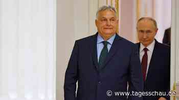 Besuch bei Putin: Orban inszeniert sich als Vermittler