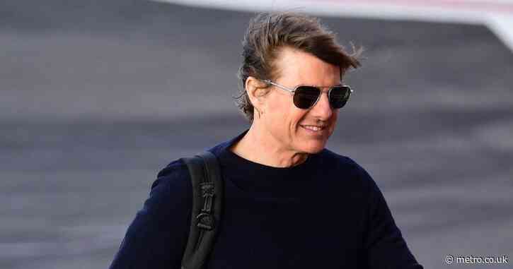 Tom Cruise shows off painful injury as he flies into London amid Mission: Impossible filming