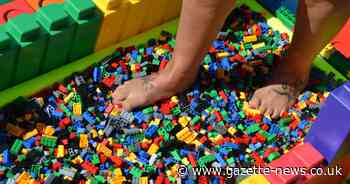 St Helena Hospice challenges you to walk over glass and Lego