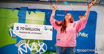 Itchy hand legend ‘proved true’ as Ontario woman wins $70M lottery jackpot