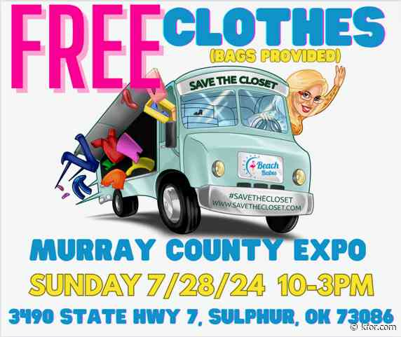 Clothing giveaway in Sulphur