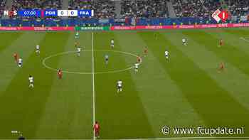 Vlag van Eredivisie-club massaal gespot tijdens zevende minuut van Portugal - Frankrijk