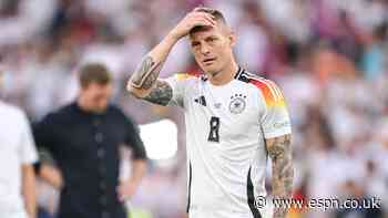 Retiring Kroos: Germany Euro dream 'shattered'
