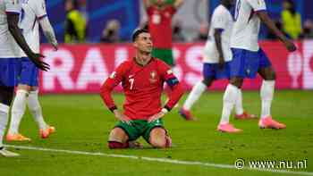 Ronaldo en Portugal uitgeschakeld op EK na penaltyserie tegen Frankrijk