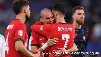 Emotionale Portugal-Stars: Pepe weint in Armen von Ronaldo