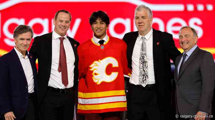 Flames sign 2024 first round picks Parekh, Gridin to entry-level deals