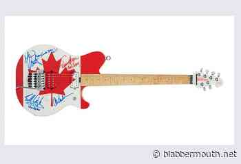 EDDIE VAN HALEN's Canadian-Flag Guitar To Be Auctioned