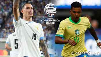 Uruguay y Brasil chocan en una llave de “muerte” por los cuartos de Copa América