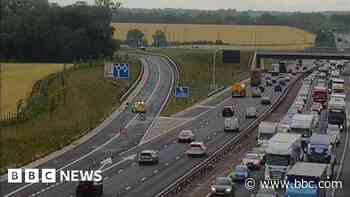 Emergency services attend serious accident on M11
