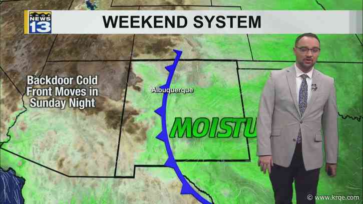 Showers and storms for parts of New Mexico into the weekend