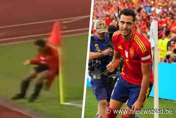 Zo vader, zo zoon: 33 jaar later viert Spaanse held Merino doelpunt op exact dezelfde manier als vader