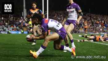 Live: Another electric outing for exciting youngster as Storm rack up points against Tigers