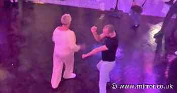 People in stitches as middle-aged men have dance-off in Wetherspoons