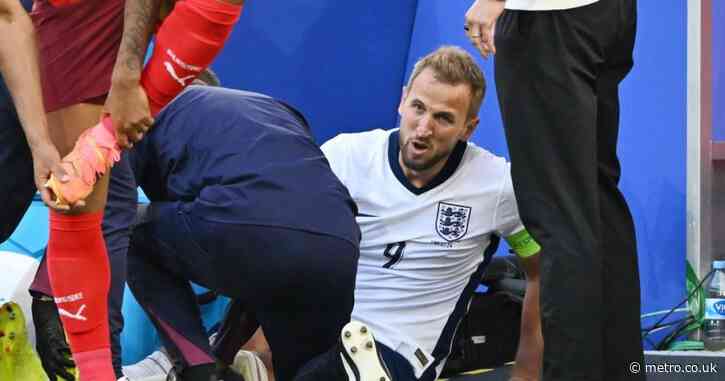 Harry Kane provides injury update after bizarre collision with Gareth Southgate in Euro 2024 win