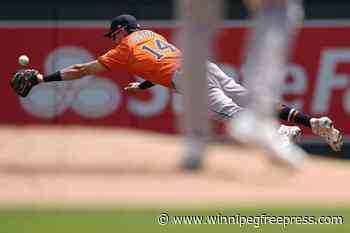 Jose Miranda ties MLB record with hits in 12 straight at-bats as Twins top Astros 9-3