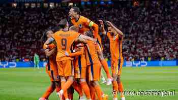 Oranje komt terug na achterstand en plaatst zich voor halve finale!