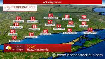 Hot temperatures continue, humidity to increase