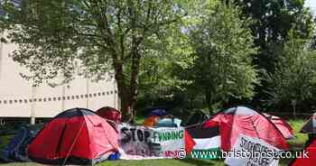 Gaza protest camp at Bristol University can stay - at least for now